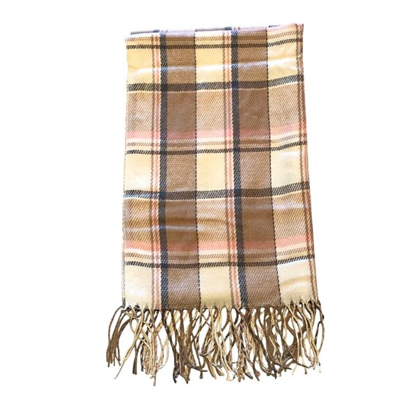 BEAUTIFUL BRAND-NEW W/O TAGS PLAID SCARF - Picture 1 of 3
